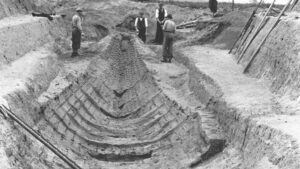 The dig at Sutton Hoo during the 1930s